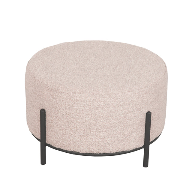 LABEL51 Poef Troy - Naturel - Boucle - XL van LABEL51 – Luxe comfort op maat van PureWonen. Vraag naar de beste prijs.