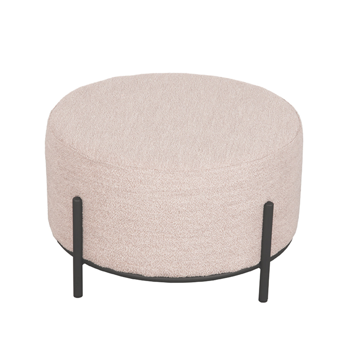 LABEL51 Poef Troy - Naturel - Boucle - XL van LABEL51 – Luxe comfort op maat van PureWonen. Vraag naar de beste prijs.