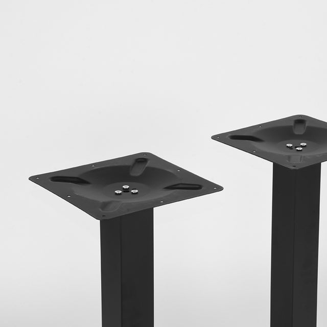 LABEL51 Eetkamertafel Tafelpoot Dubbel - Zwart - Metaal - Dubbel - 71 cm van LABEL51 – Luxe comfort op maat van PureWonen. Vraag naar de beste prijs.