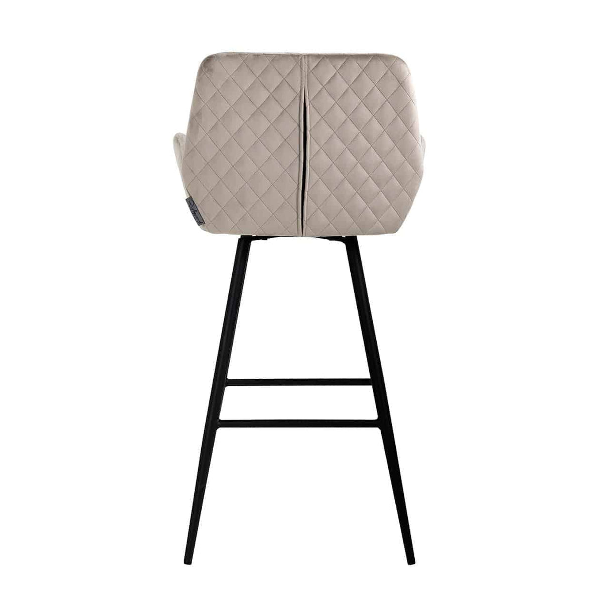 Barstoel Linsey draaibaar khaki velvet (Quartz Khaki 903) van Richmond Interiors – Luxe comfort op maat van PureWonen. Vraag naar de beste prijs.