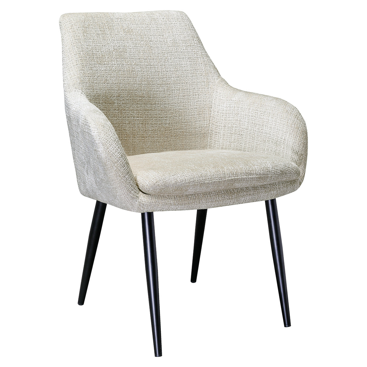 Eetkamerstoel Chrissy beige chenille (Niagara 902 beige Chenille) van Richmond Interiors – Luxe comfort op maat van PureWonen. Vraag naar de beste prijs.