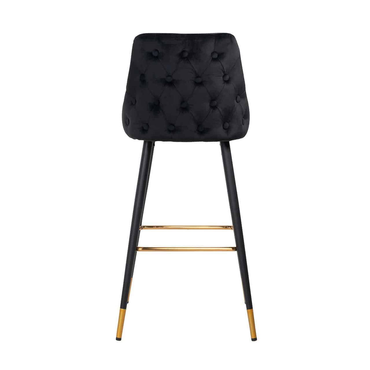 Barstoel Imani black velvet (Quartz Black 800) van Richmond Interiors – Luxe comfort op maat van PureWonen. Vraag naar de beste prijs.