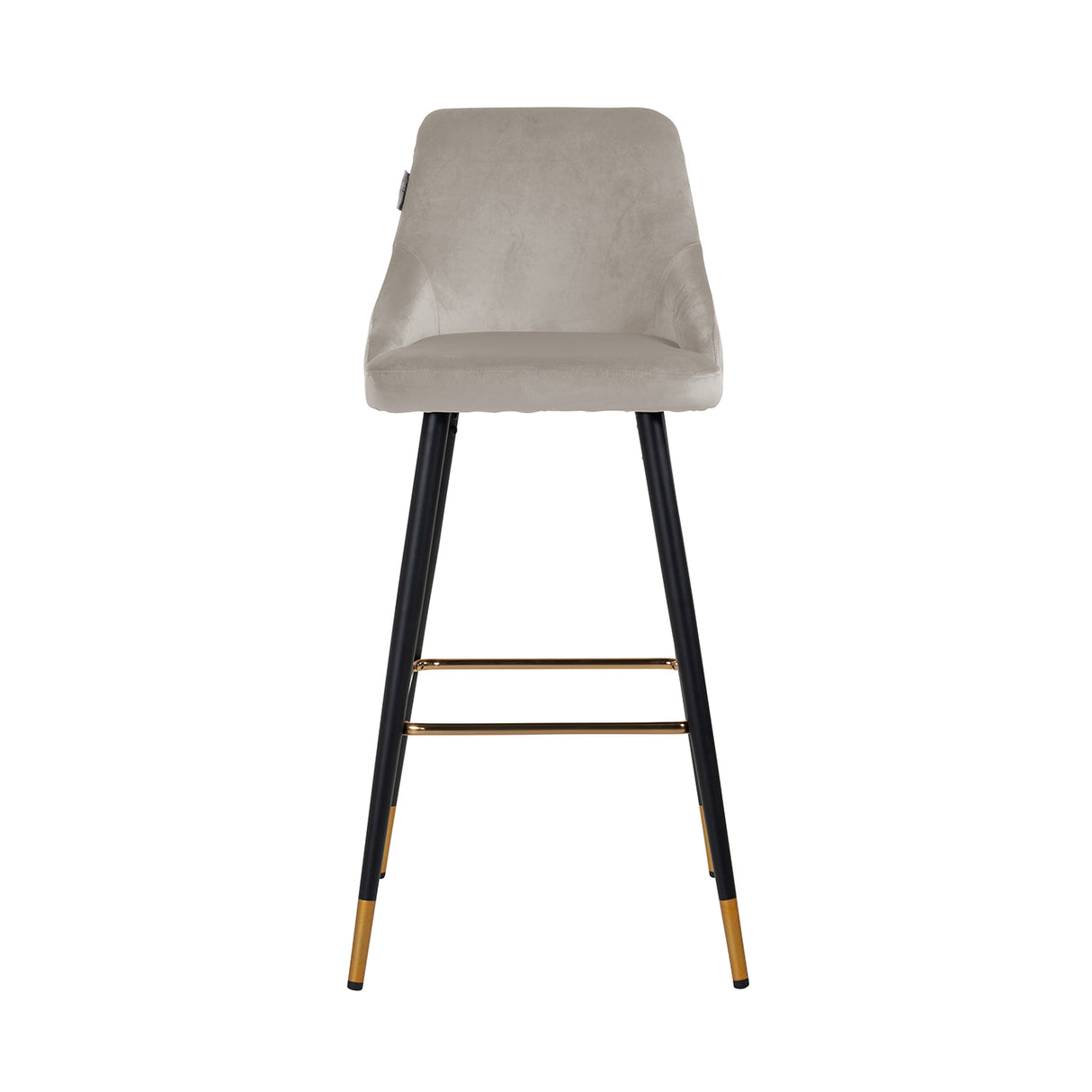 Barstoel Imani khaki velvet (Quartz Khaki 903) van Richmond Interiors – Luxe comfort op maat van PureWonen. Vraag naar de beste prijs.