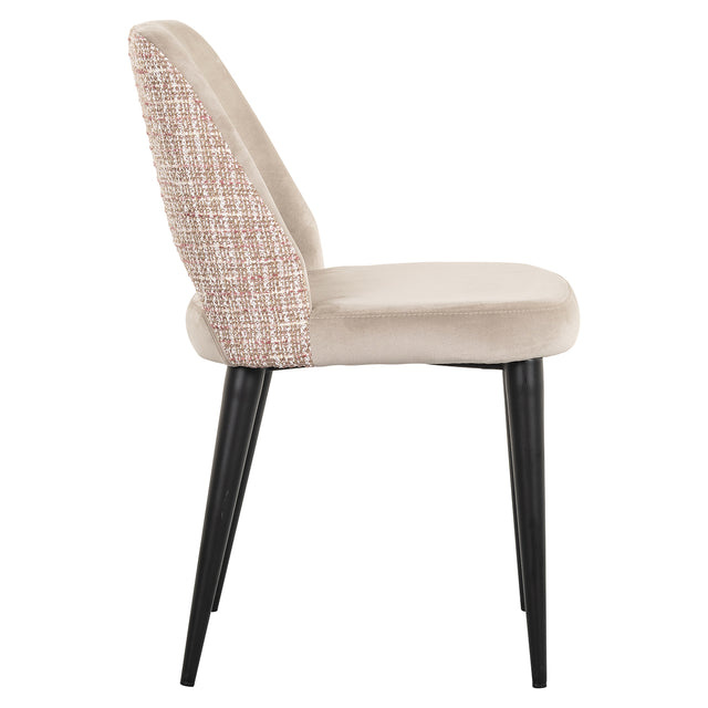 Stoel Tabitha trendy rose / quartz khaki (Be trendy 1673 rose) van Richmond Interiors – Luxe comfort op maat van PureWonen. Vraag naar de beste prijs.