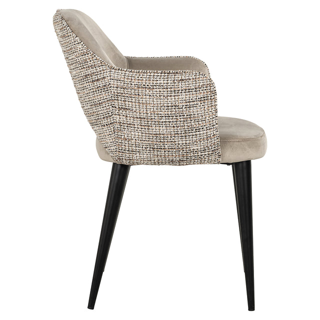 Arm chair Giovanna trendy nature/quartz khaki fire retardant (Be Trendy 01 Nature) van Richmond Interiors – Luxe comfort op maat van PureWonen. Vraag naar de beste prijs.