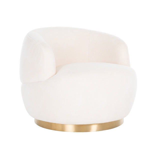 Draaifauteuil Teddy white furry (Himalaya 900 white furry) van Richmond Interiors – Luxe comfort op maat van PureWonen. Vraag naar de beste prijs.