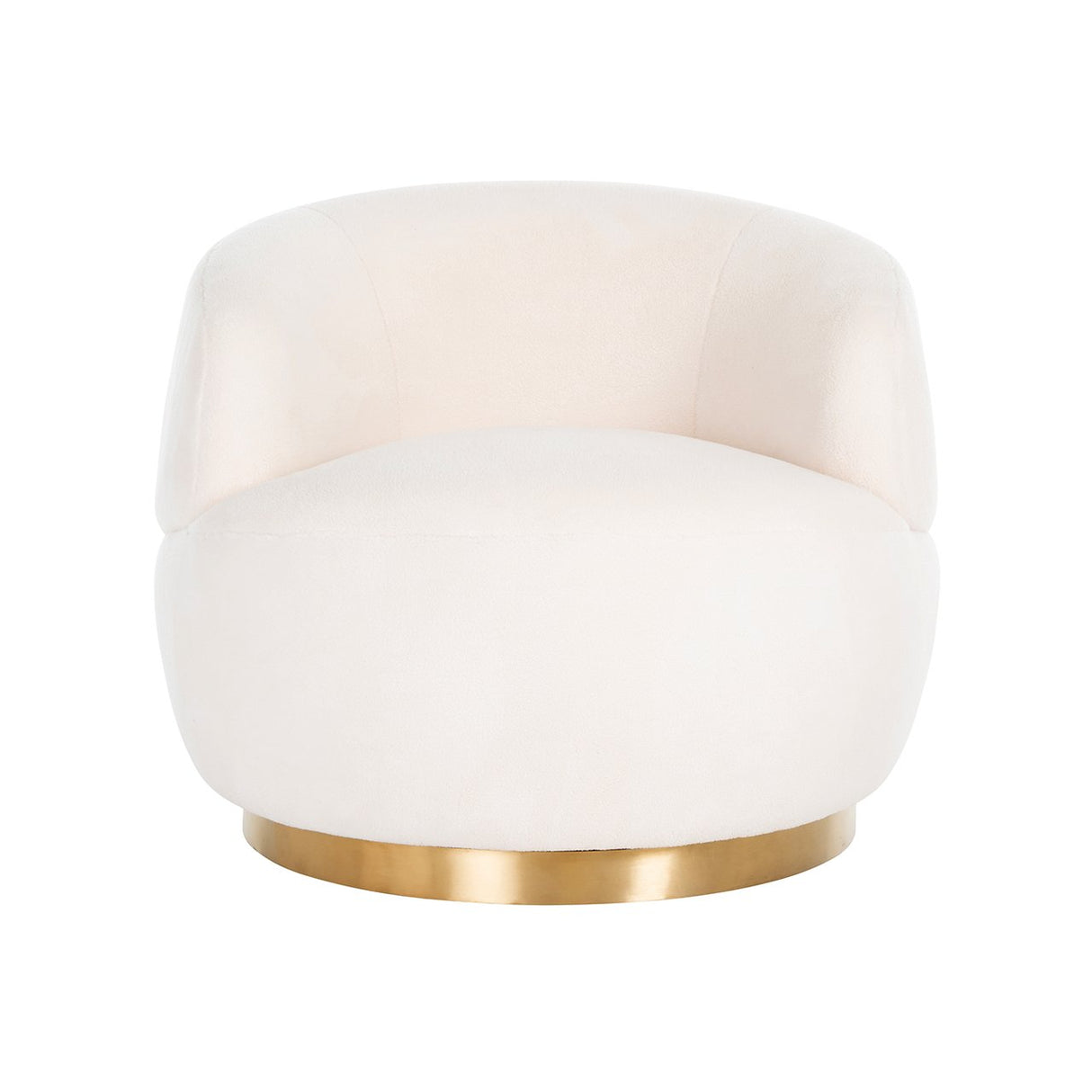 Draaifauteuil Teddy white furry (Himalaya 900 white furry) van Richmond Interiors – Luxe comfort op maat van PureWonen. Vraag naar de beste prijs.