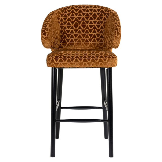 Barstoel Indigo gold triangle (Triangle 2013 old gold) van Richmond Interiors – Luxe comfort op maat van PureWonen. Vraag naar de beste prijs.