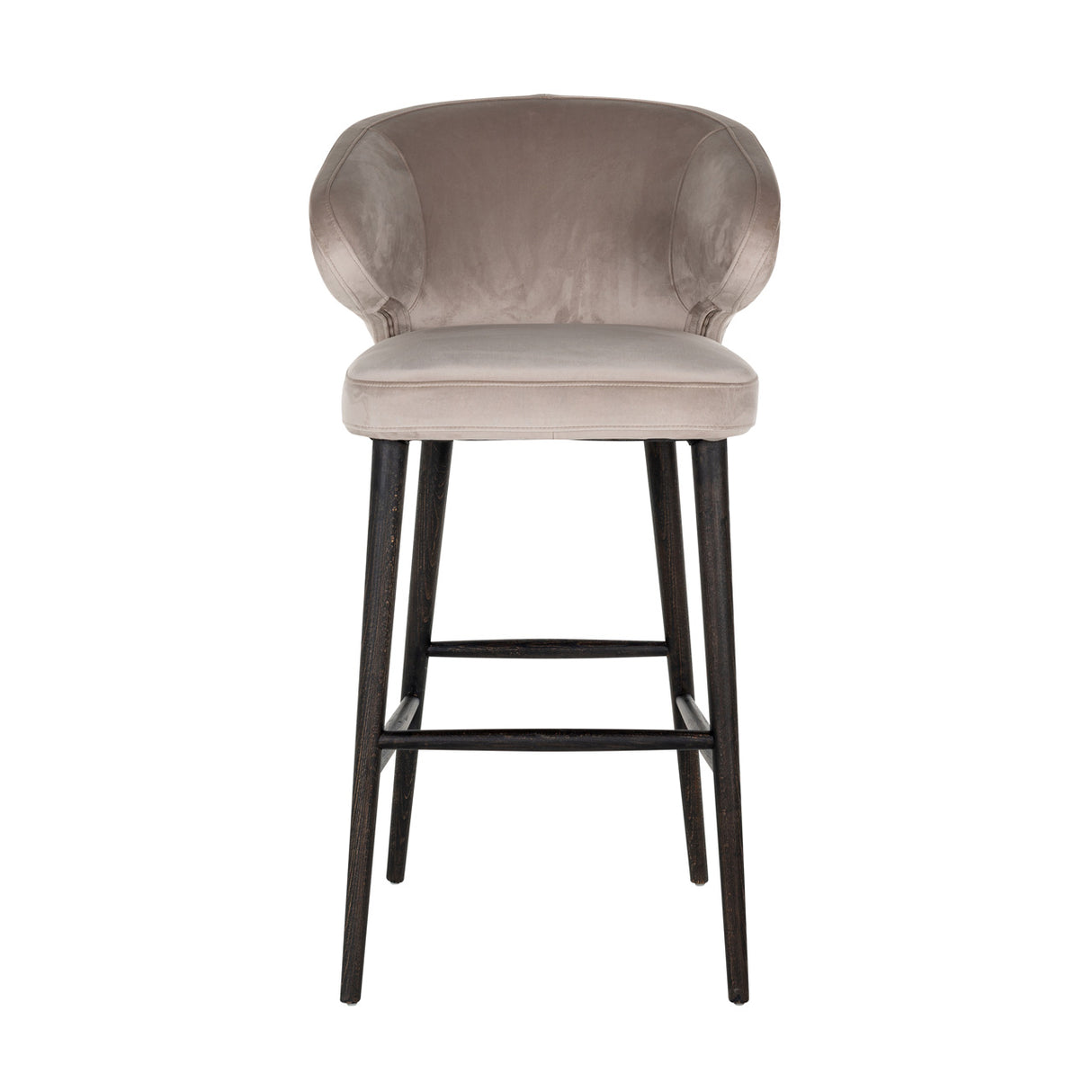 Barstoel Indigo khaki velvet (Quartz Khaki 903) van Richmond Interiors – Luxe comfort op maat van PureWonen. Vraag naar de beste prijs.