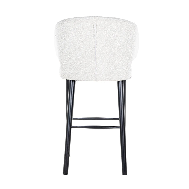Barstoel Indigo white bouclé
