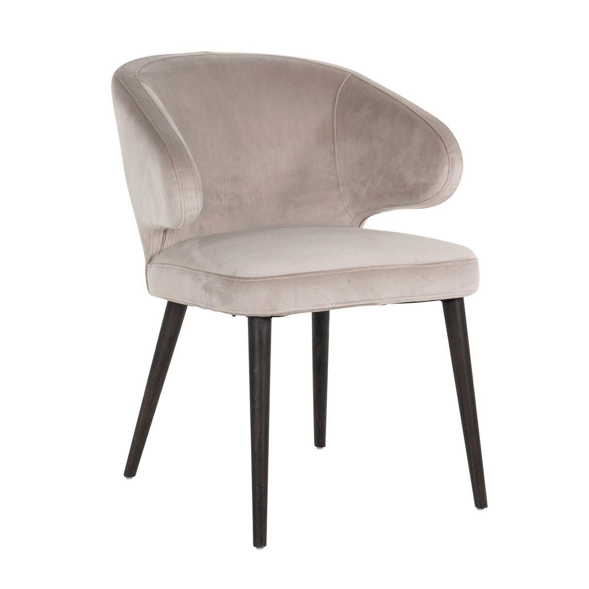 Stoel Indigo khaki velvet (Quartz Khaki 903) van Richmond Interiors – Luxe comfort op maat van PureWonen. Vraag naar de beste prijs.