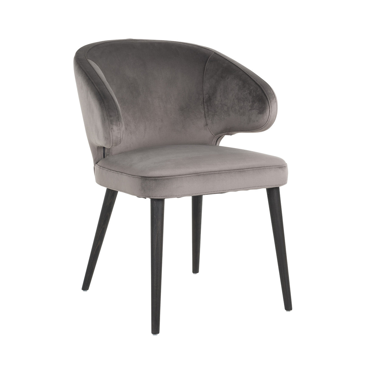 Stoel Indigo stone velvet (Quartz Stone 101) van Richmond Interiors – Luxe comfort op maat van PureWonen. Vraag naar de beste prijs.