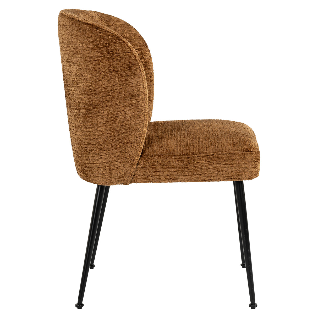 Eetkamerstoel Fallon cognac fusion (Fusion cognac 28) van Richmond Interiors – Luxe comfort op maat van PureWonen. Vraag naar de beste prijs.