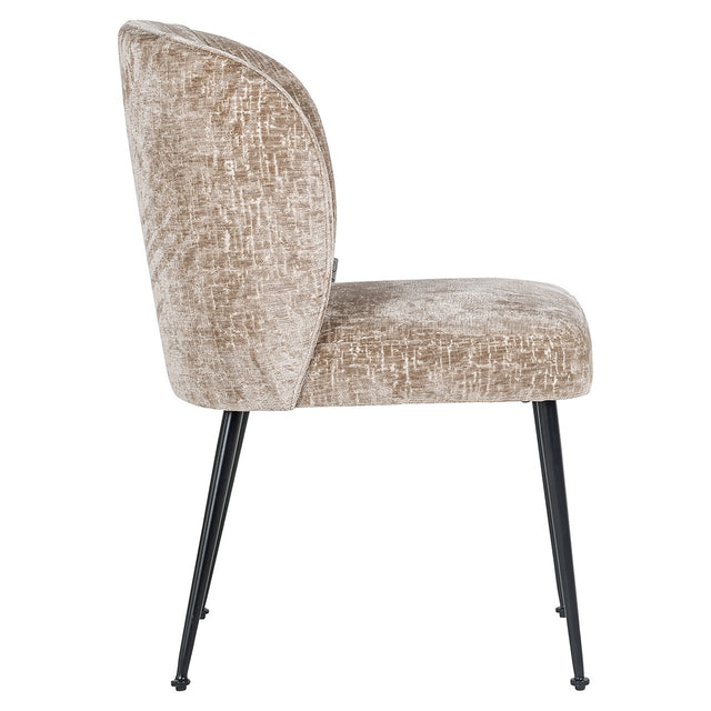 Chair Fallon Shitake Island / zwart (Shitake Island 124) van Richmond Interiors – Luxe comfort op maat van PureWonen. Vraag naar de beste prijs.