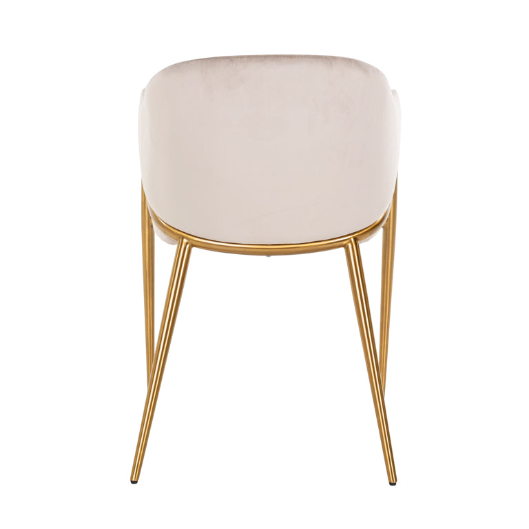 Stoel Gwen khaki velvet fire retardant (FR-Quartz 903 Khaki) van Richmond Interiors – Luxe comfort op maat van PureWonen. Vraag naar de beste prijs.