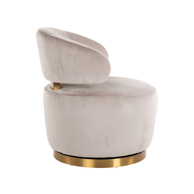 Draaifauteuil Maxime khaki velvet (Quartz Khaki 903) van Richmond Interiors – Luxe comfort op maat van PureWonen. Vraag naar de beste prijs.