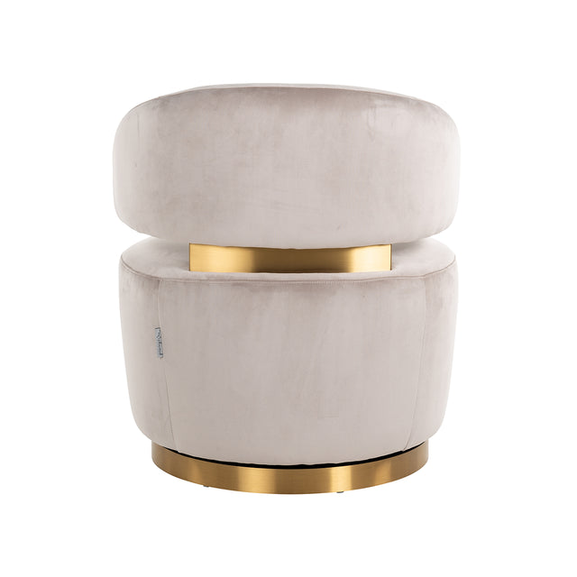 Draaifauteuil Maxime khaki velvet (Quartz Khaki 903) van Richmond Interiors – Luxe comfort op maat van PureWonen. Vraag naar de beste prijs.