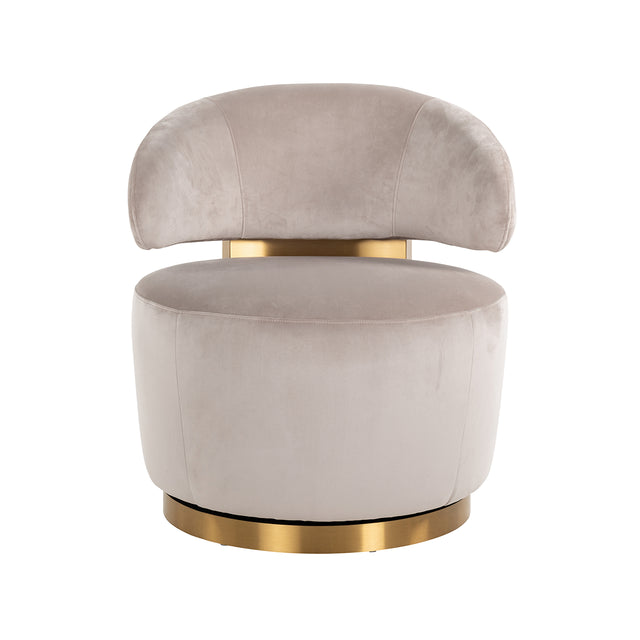 Draaifauteuil Maxime khaki velvet (Quartz Khaki 903) van Richmond Interiors – Luxe comfort op maat van PureWonen. Vraag naar de beste prijs.
