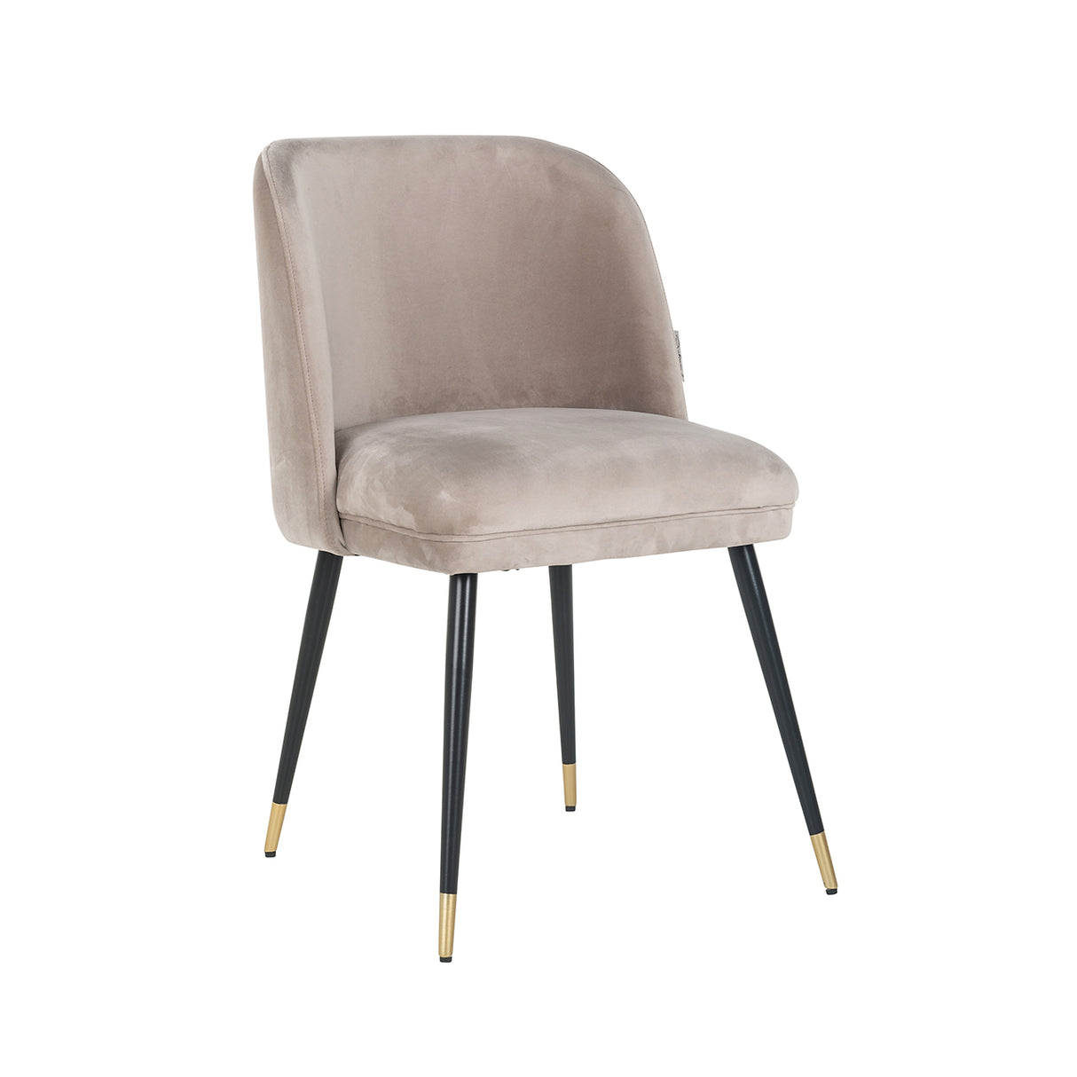 Stoel Alicia khaki velvet fire retardant (FR-Quartz 903 Khaki) van Richmond Interiors – Luxe comfort op maat van PureWonen. Vraag naar de beste prijs.