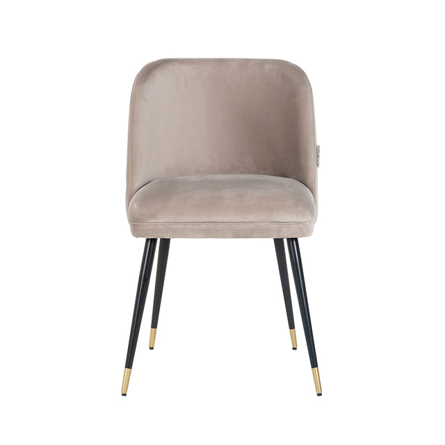 Stoel Alicia khaki velvet fire retardant (FR-Quartz 903 Khaki) van Richmond Interiors – Luxe comfort op maat van PureWonen. Vraag naar de beste prijs.