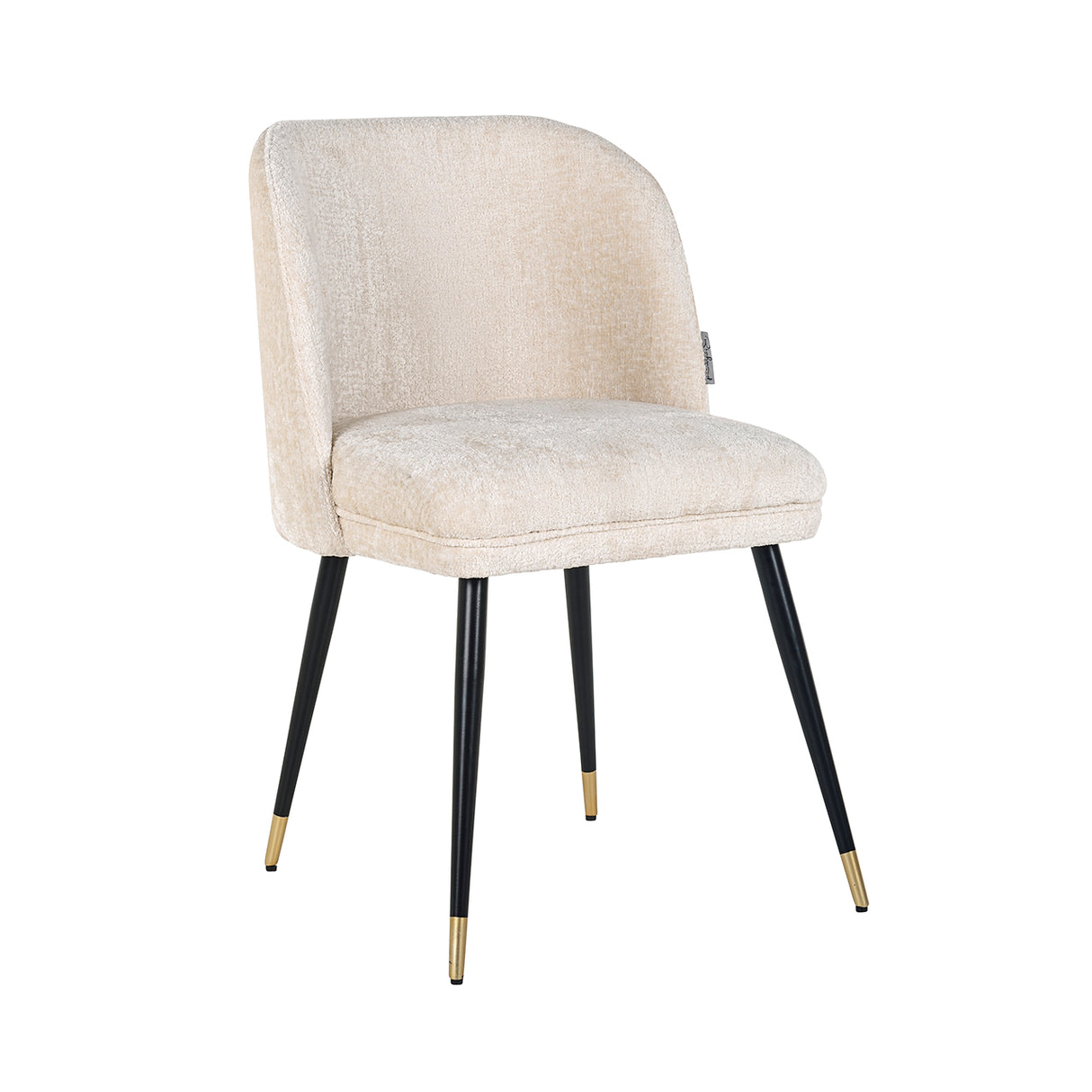 Stoel Alicia white chenille fire retardant (FR-Bergen 900 white chenille) van Richmond Interiors – Luxe comfort op maat van PureWonen. Vraag naar de beste prijs.
