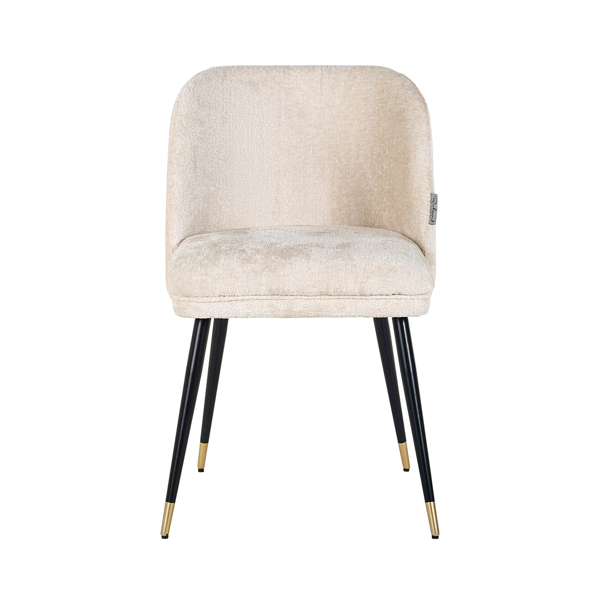Stoel Alicia white chenille fire retardant (FR-Bergen 900 white chenille) van Richmond Interiors – Luxe comfort op maat van PureWonen. Vraag naar de beste prijs.
