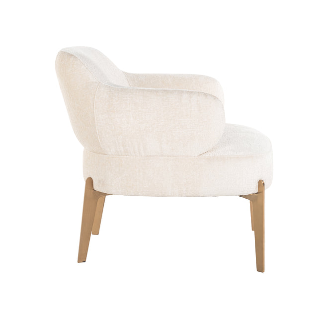 Fauteuil Venus white chenille (Bergen 900 white chenille) van Richmond Interiors – Luxe comfort op maat van PureWonen. Vraag naar de beste prijs.