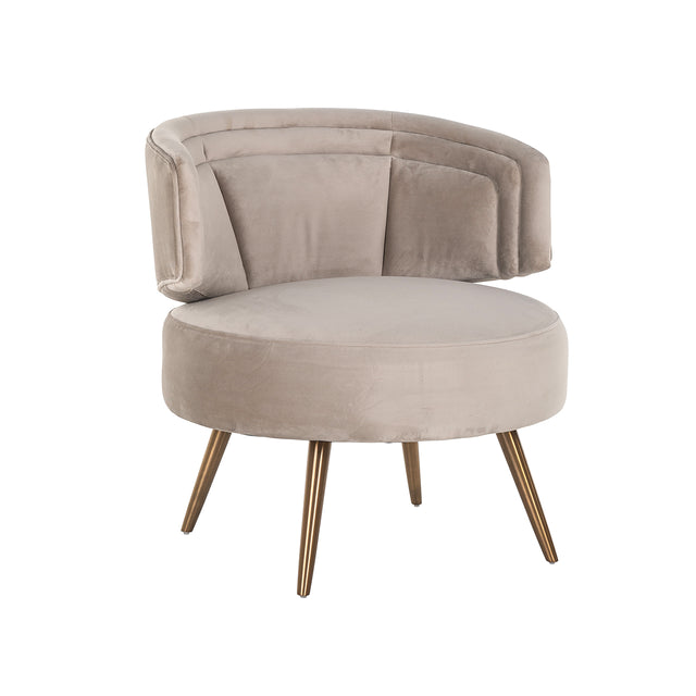 Fauteuil Hazel khaki velvet fire retardant (FR-Quartz 903 Khaki) van Richmond Interiors – Luxe comfort op maat van PureWonen. Vraag naar de beste prijs.