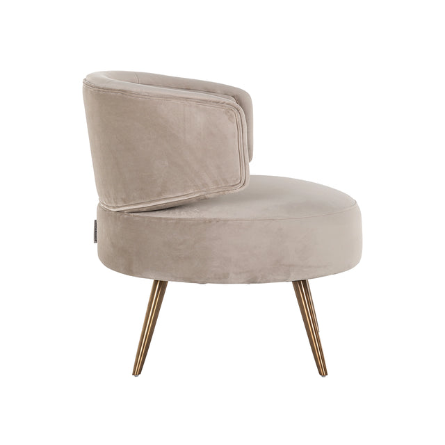 Fauteuil Hazel khaki velvet fire retardant (FR-Quartz 903 Khaki) van Richmond Interiors – Luxe comfort op maat van PureWonen. Vraag naar de beste prijs.