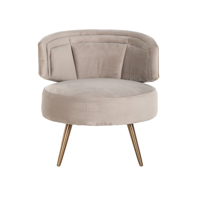 Fauteuil Hazel khaki velvet fire retardant (FR-Quartz 903 Khaki) van Richmond Interiors – Luxe comfort op maat van PureWonen. Vraag naar de beste prijs.