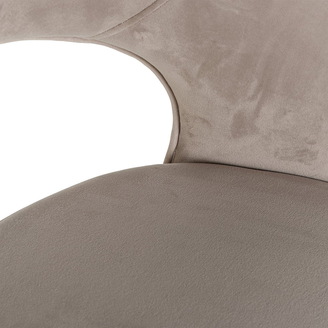 Counterstoel Savoy khaki velvet (Quartz Khaki 903) van Richmond Interiors – Luxe comfort op maat van PureWonen. Vraag naar de beste prijs.