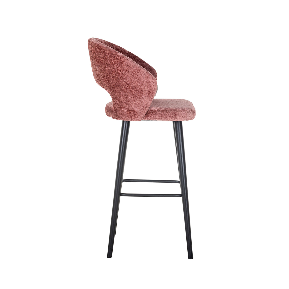 Barstoel Savoy rose chenille (Bergen 705 rose chenille) van Richmond Interiors – Luxe comfort op maat van PureWonen. Vraag naar de beste prijs.