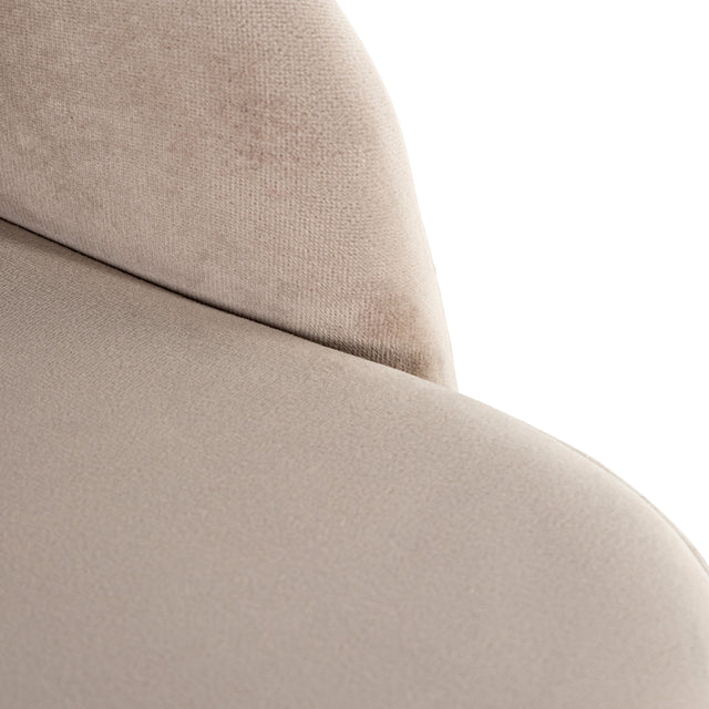 Stoel Twiggy khaki velvet (Quartz Khaki 903) van Richmond Interiors – Luxe comfort op maat van PureWonen. Vraag naar de beste prijs.