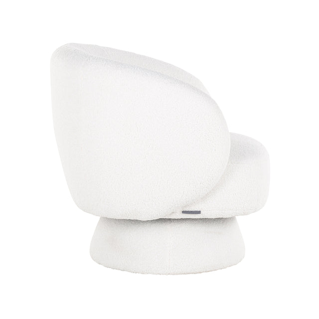 Draaifauteuil Senna white furry (Himalaya 900 white furry) van Richmond Interiors – Luxe comfort op maat van PureWonen. Vraag naar de beste prijs.