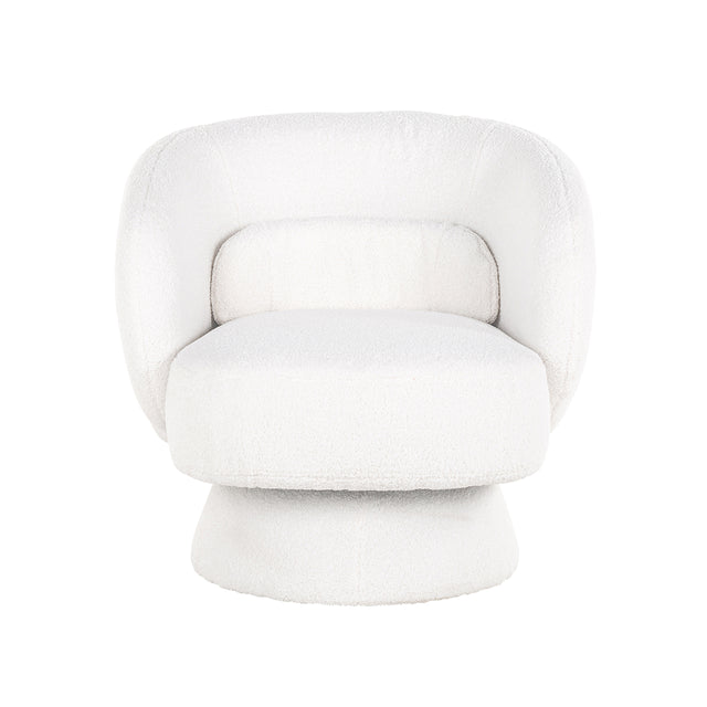 Draaifauteuil Senna white furry (Himalaya 900 white furry) van Richmond Interiors – Luxe comfort op maat van PureWonen. Vraag naar de beste prijs.