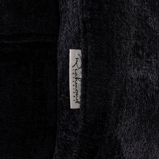 Draaifauteuil Turner black chenille (Bergen 809 black chenille) van Richmond Interiors – Luxe comfort op maat van PureWonen. Vraag naar de beste prijs.