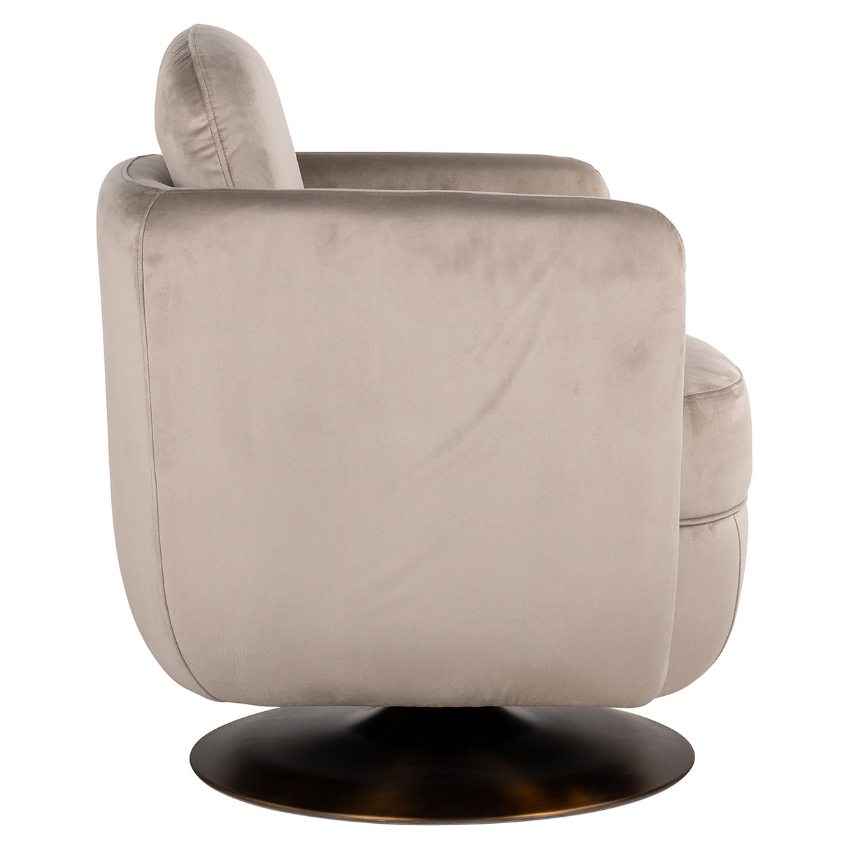 Draaifauteuil Turner khaki velvet fire retardant (FR-Quartz 903 Khaki) van Richmond Interiors – Luxe comfort op maat van PureWonen. Vraag naar de beste prijs.