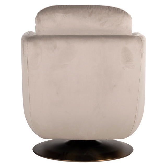 Draaifauteuil Turner khaki velvet fire retardant (FR-Quartz 903 Khaki) van Richmond Interiors – Luxe comfort op maat van PureWonen. Vraag naar de beste prijs.