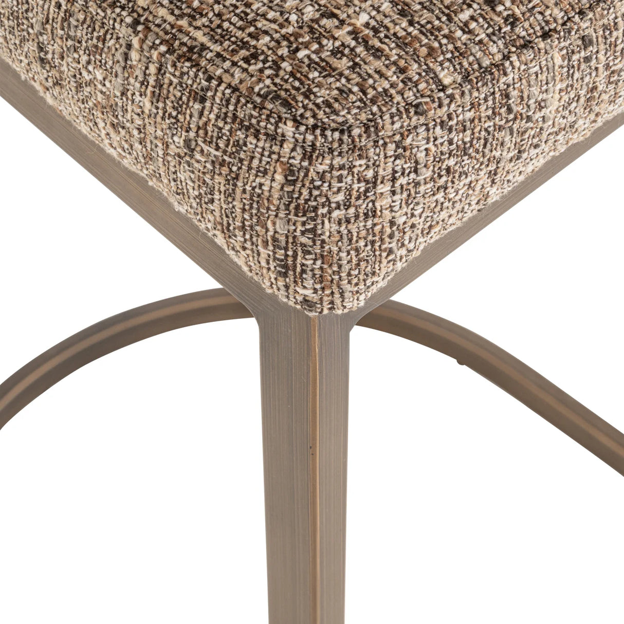 Barstoel Bolton brown tweed (Set of 2)