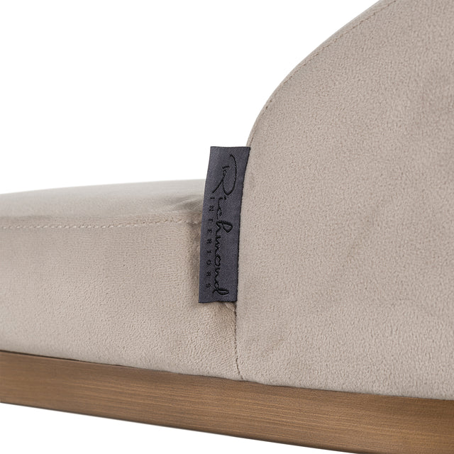 Barstoel Bolton khaki velvet / brushed gold fire retardant (FR-Quartz 903 Khaki) van Richmond Interiors – Luxe comfort op maat van PureWonen. Vraag naar de beste prijs.