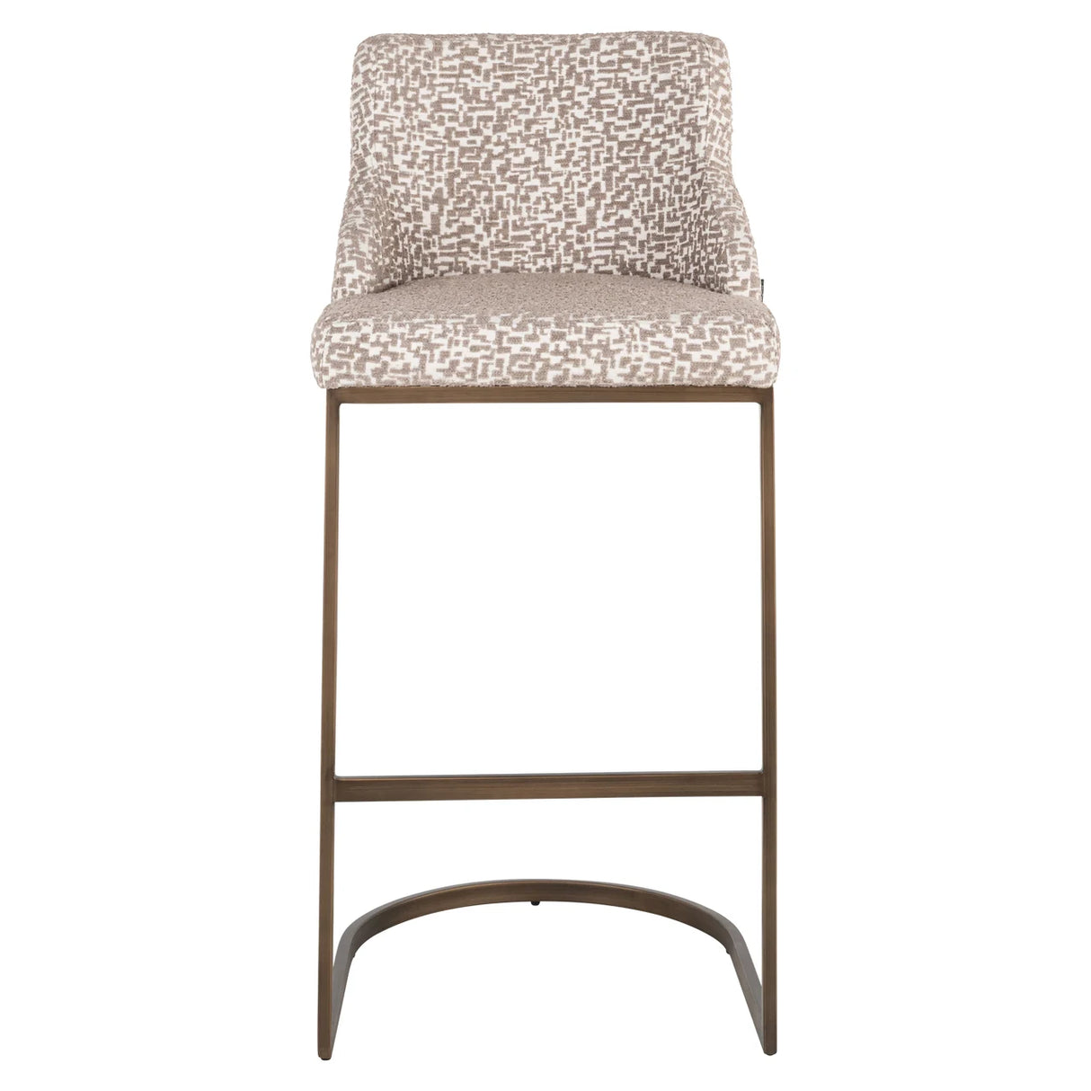 Barstoel Bolton natural geo (Set of 2)