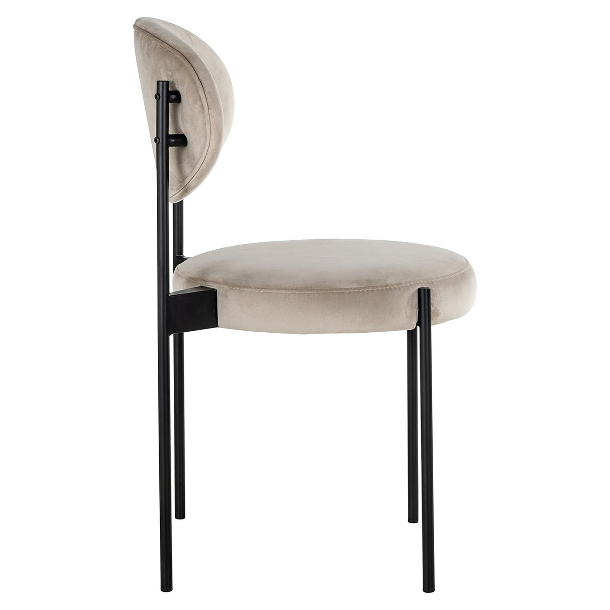 Stoel Kaylee khaki velvet (Quartz Khaki 903) van Richmond Interiors – Luxe comfort op maat van PureWonen. Vraag naar de beste prijs.