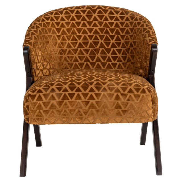 Fauteuil Mia gold triangle (Triangle 2013 old gold) van Richmond Interiors – Luxe comfort op maat van PureWonen. Vraag naar de beste prijs.