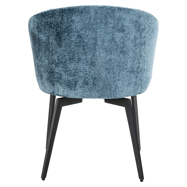 Stoel Amphara blue chenille fire retardant (Bergen 601 blue chenille) van Richmond Interiors – Luxe comfort op maat van PureWonen. Vraag naar de beste prijs.