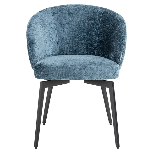 Stoel Amphara blue chenille fire retardant (Bergen 601 blue chenille) van Richmond Interiors – Luxe comfort op maat van PureWonen. Vraag naar de beste prijs.