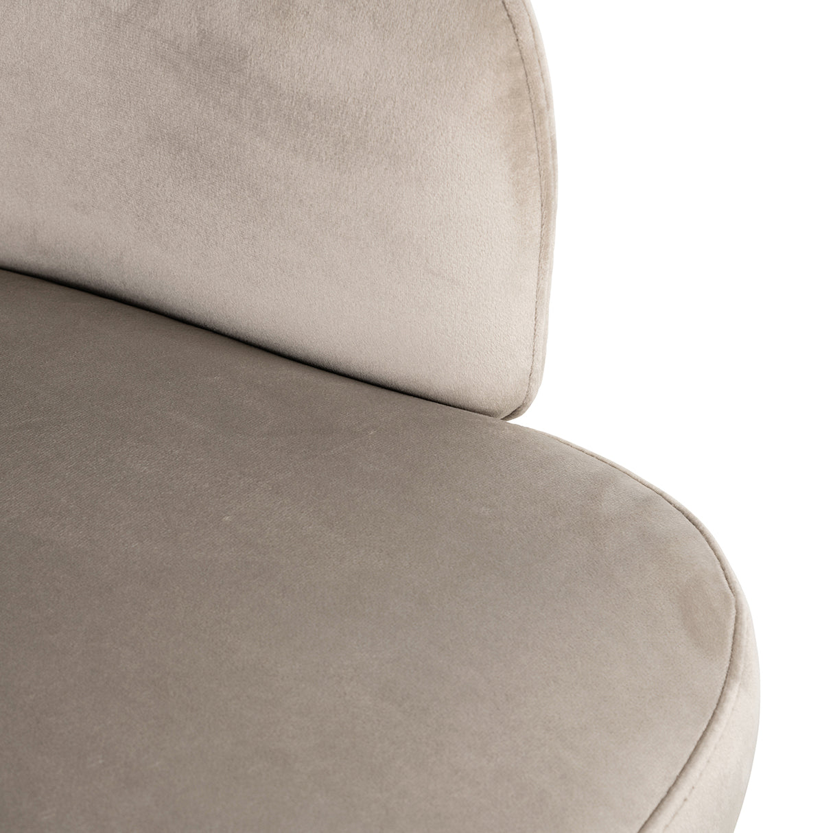 Stoel Amphara khaki velvet fire retardant (FR-Quartz 903 Khaki) van Richmond Interiors – Luxe comfort op maat van PureWonen. Vraag naar de beste prijs.