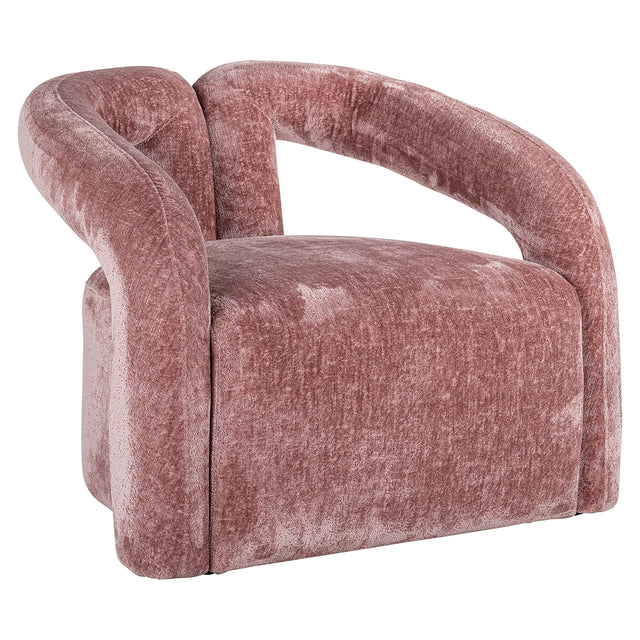 Fauteuil Dana rose chenille (Bergen 705 rose chenille) van Richmond Interiors – Luxe comfort op maat van PureWonen. Vraag naar de beste prijs.