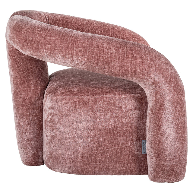 Fauteuil Dana rose chenille (Bergen 705 rose chenille) van Richmond Interiors – Luxe comfort op maat van PureWonen. Vraag naar de beste prijs.