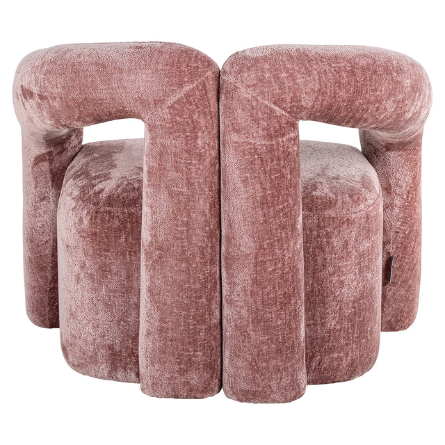 Fauteuil Dana rose chenille (Bergen 705 rose chenille) van Richmond Interiors – Luxe comfort op maat van PureWonen. Vraag naar de beste prijs.