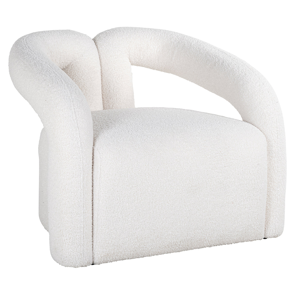 Fauteuil Dana white furry (Himalaya 900 white furry) van Richmond Interiors – Luxe comfort op maat van PureWonen. Vraag naar de beste prijs.